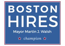 Boston hires logo