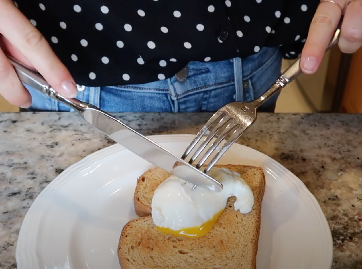 Microwave-Poached Egg