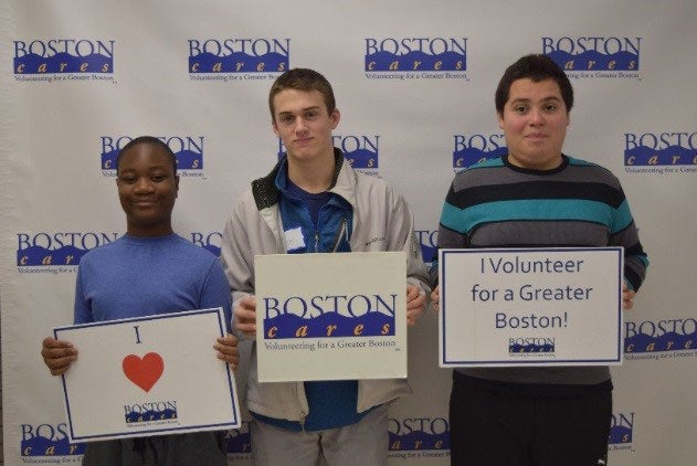 Volunteering on the MLK Day of Service with Boston Cares