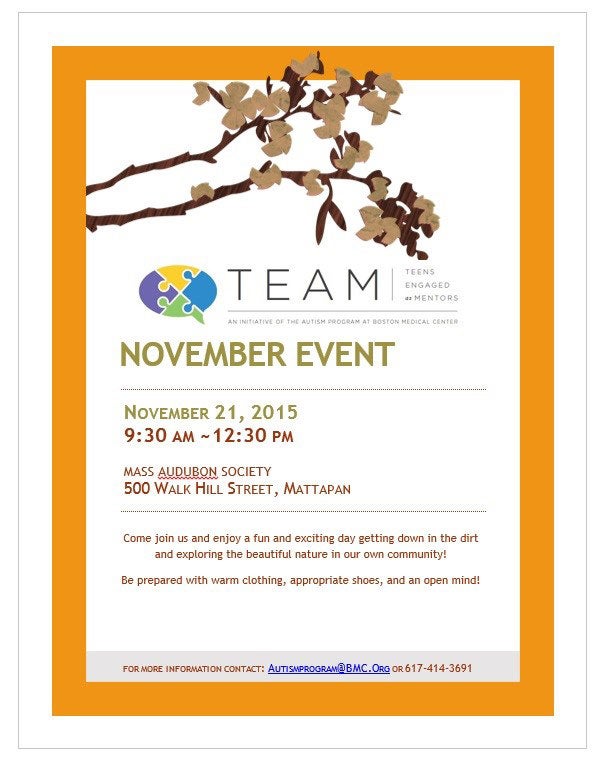 TEAM November Event