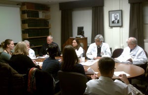 Esta es una foto de la Reunión del Grupo de Trabajo sobre Accidentes Cerebrovasculares.